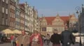 City Gate in old Town in Gdansk, Poland HD Footage