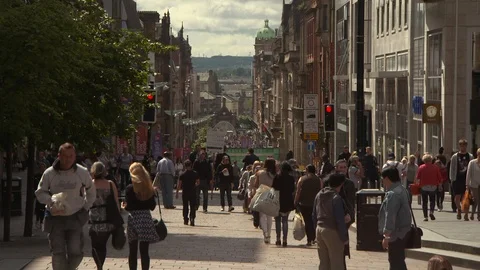 City of Glasgow 7 Stock Footage 124616658