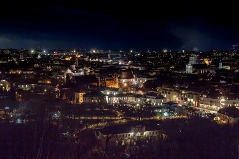 The city is glowing Stock Photos