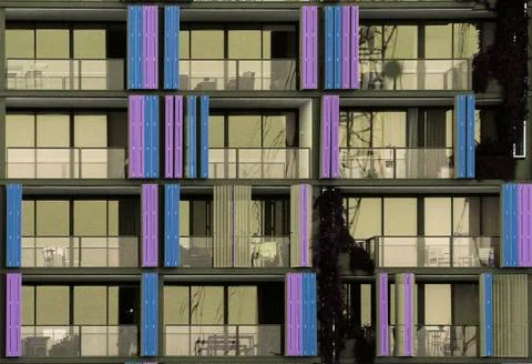 City Grapic, pattern. Stock Photos