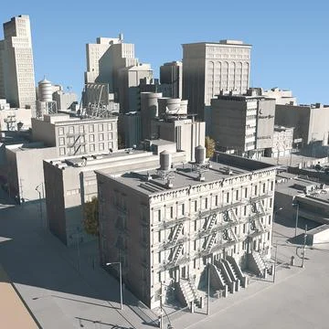 CITY Grey 3D Model