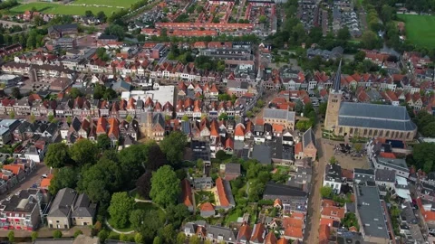 The city of Haderslev in Denmark Stock Footage 305142709
