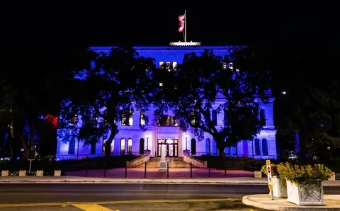 City Hall Stock Footage 295456313