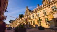 City Hall, Leiden, The Netherlands, 4K Hyperlapse Stock Footage