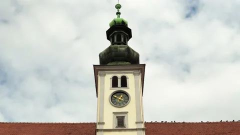 City Hall on the main square of Maribor Slovenia Stock Footage 220340482
