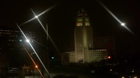 City Hall Wide Stock Footage 8860692