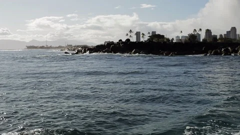 City harbor. Video stock 88370647