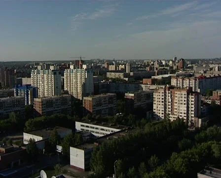 City from a height Stock Footage 2533284