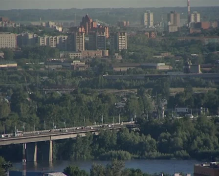 City from a height Stock Footage 2534069