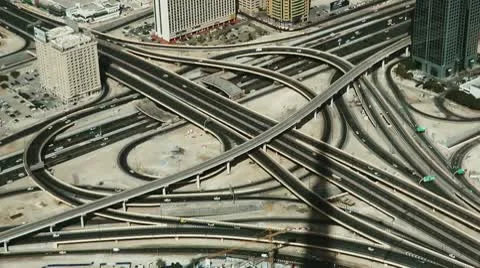 City from a height Stock Footage 10713227