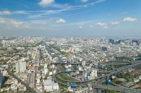 The city from height Stock Photos