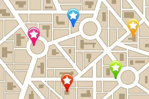 City highlights Stock-Illustration