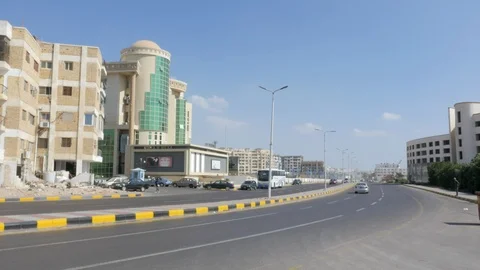 City Highway in Egypt Stock Footage 88335009
