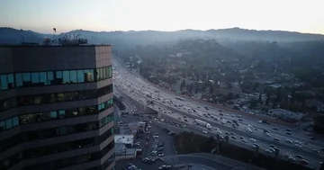 City to highway Stock Footage 85542298