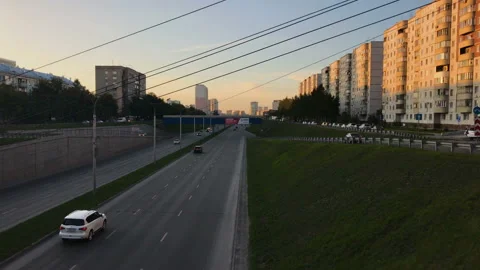 A city highway Stock Footage 93597368
