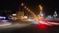City highway time lapse, longs traces from cars lights, night HD Footage