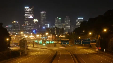 City highway timelapse Stock Footage 54530929