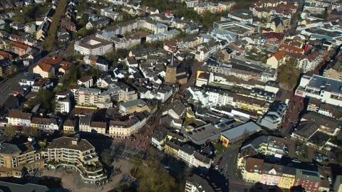 The city Hilden in Germany Stockbeeldmateriaal 303849168