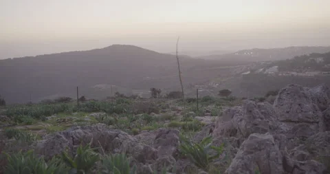 City on a hill Stock Footage 203908345