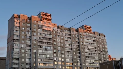 City house Stock Footage 341424043