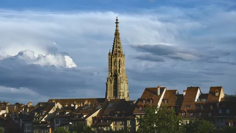 City Hyperlapse Bern Münster Vidéo 93093264
