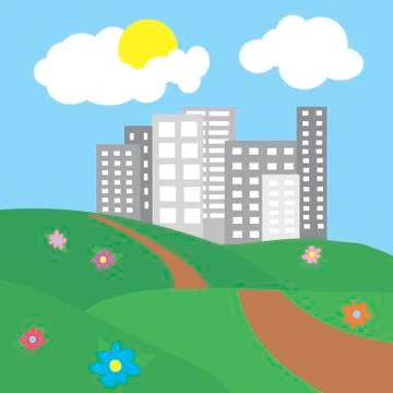 City Stock Illustration