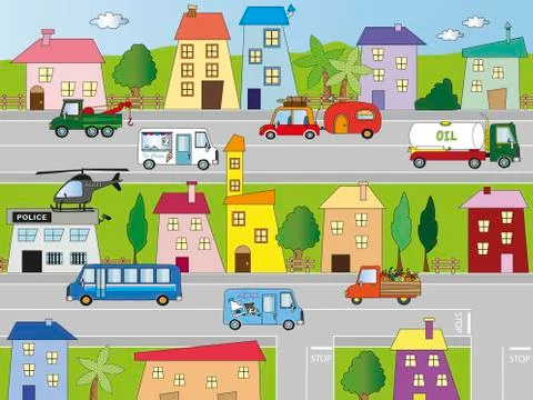 City Stock Illustration