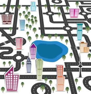 City Stock Illustration