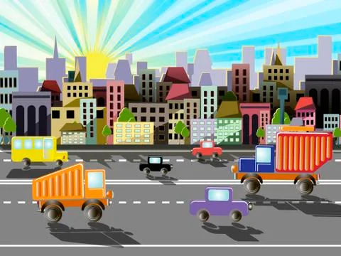 City Stock Illustration