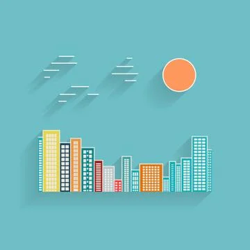 City. Stock Illustration