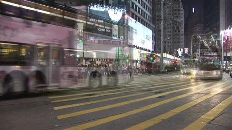 City Intersection 1 (time lapse) Stock Footage 284544