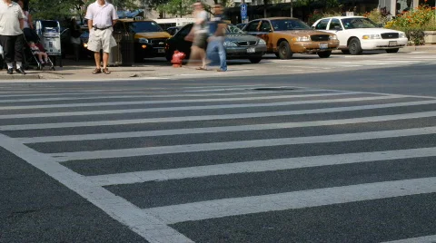 City Intersection 2 Stock Footage 107994