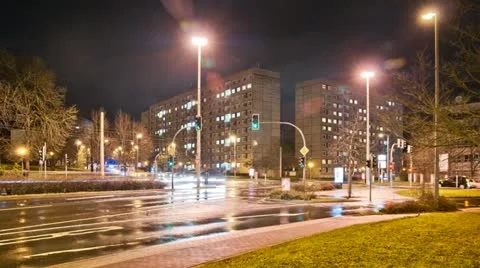 City ​​intersection 4K Stock Footage 11017886