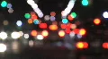 City intersection. Defocused. HD Footage