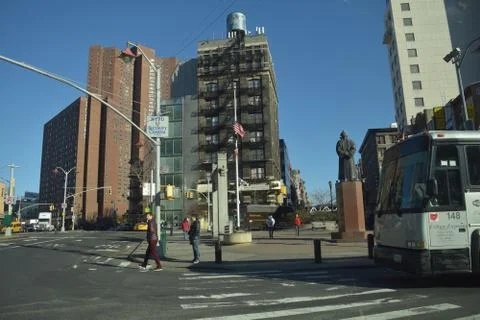 City intersection 写真素材