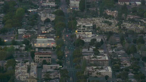 City intersection with traffic (GRADED) Video stock 61651519