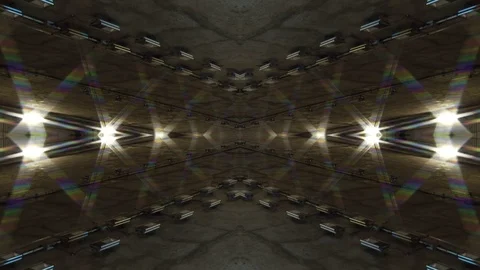 City in kaleidoscope pattern Stock Footage 88698805