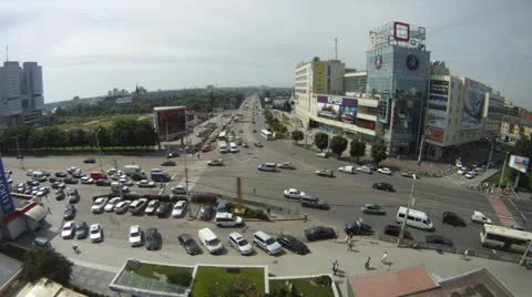 City of kaliningrad machine time lapse Stock Footage 10844709