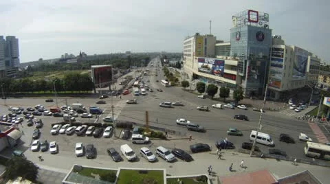 City of kaliningrad machine time lapse Stock Footage 10844795