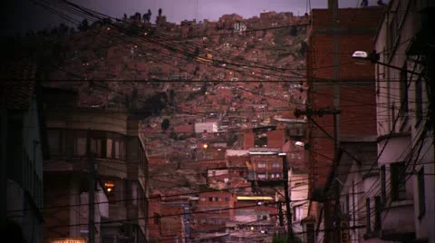 City of La Paz Stock Footage 12761407