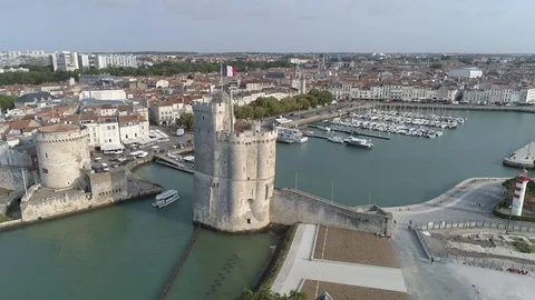 City of La Rochelle Stock Footage