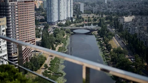 City landscape from a height. Stock Footage 293224943
