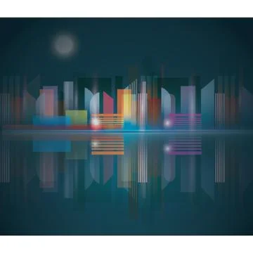 City Landscape Ilustración de archivo