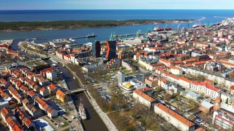 Klaipeda Port Stock Footage ~ Royalty Free Stock Videos | Pond5