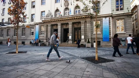 City Library Sofia Stock Footage 118669424