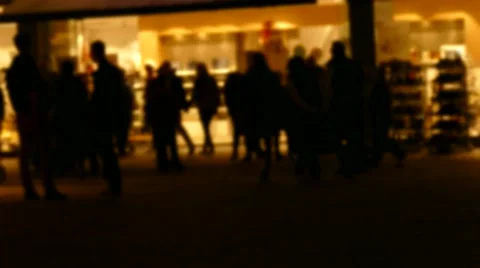 City life in the evening Stock Footage 56721653