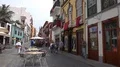 City life open air gastronomy at canary island main town Santa Cruz de la Palma 4k or 4k+ Resolution