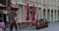 City life street view 2 women going into pub restaurant in Braunschweig 4k or 4k+ Resolution