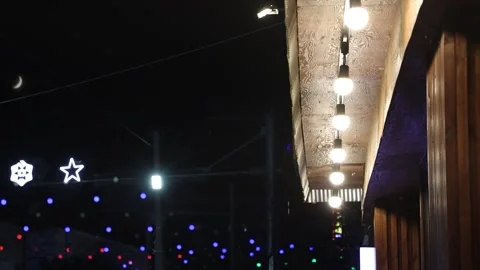 City of light in the night Video stock 303551068