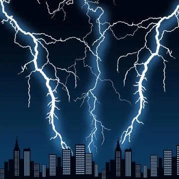 Lightning Illustrations ~ Stock Lightning Vectors 